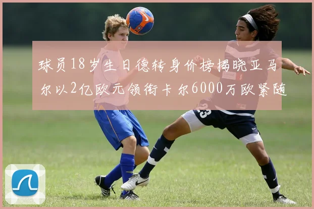 球员18岁生日德转身价榜揭晓亚马尔以2亿欧元领衔卡尔6000万欧紧随其后